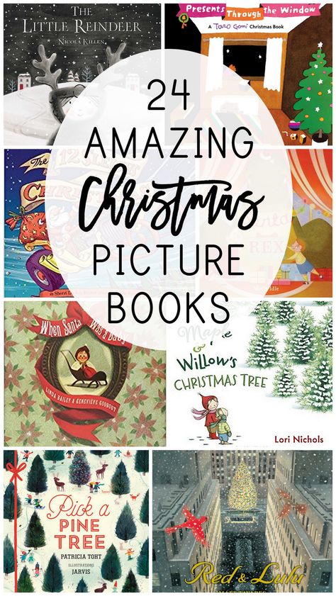 The 24 Best Christmas Picture Books - Everyday Reading Best Christmas Books, Christmas Picture Books, Christmas Books For Kids, Christmas Picture, Christmas School, Preschool Books, Childrens Christmas, Books For Kids, Holiday Books