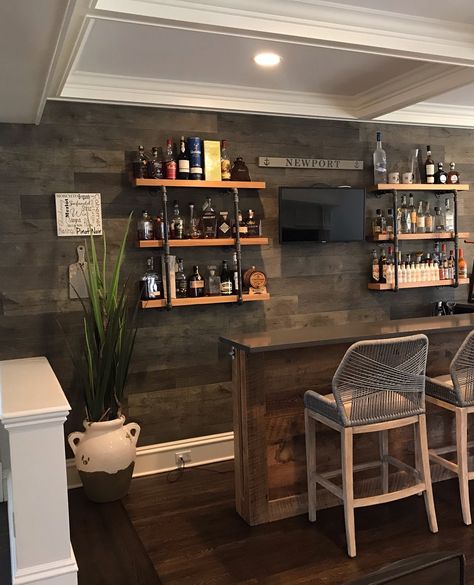 Dining And Bar Combo, Bar Walls Ideas For Home, Bud Bar At Home, Mini Bar Wall Ideas, Bar Area In Home Entertaining, Tequila Bar Ideas For Home, Small Bar Room, House Bar Ideas Small Spaces, Small Home Bars