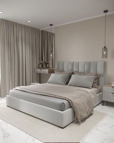 Design Ložnic, Stylish Bedroom Design, Bedroom Interior Design Luxury, Bedroom Bed Design, Home Design Living Room, Bedroom Furniture Design, Stylish Bedroom, Home Room Design, Design Case