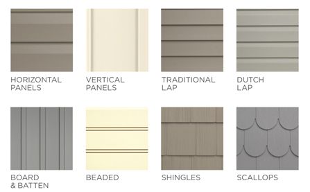 Vertical Vinyl Siding Exterior, Exterior House Siding Options, Horizontal Vinyl Siding, House Siding Options, Dutch Lap Siding, Exterior Siding Options, Siding Styles, Exterior House Siding, Siding Ideas