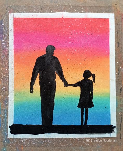 Papa Painting Ideas, Canvas Painting Ideas Fathers Day, Father’s Day Ideas Painting, Painting Ideas On Canvas Fathers Day, Canvas Painting For Father's Day, Easy Fathers Day Paintings On Canvas, Father Days Drawing Ideas, Painting Ideas For Dads Birthday, Paintings For Dads Birthday