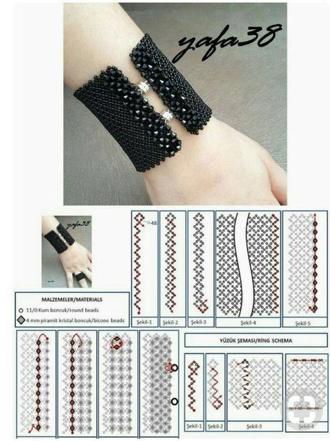 Bead beginners & Free beading tutorials | ❤️ | Facebook Beaded Necklace Patterns, Beading Netting, Beaded Bracelets Tutorial, Seed Bead Patterns, Beaded Jewelry Tutorials, Necklace Patterns, Seed Bead Tutorial, Beading Tutorial, Beadwork Patterns