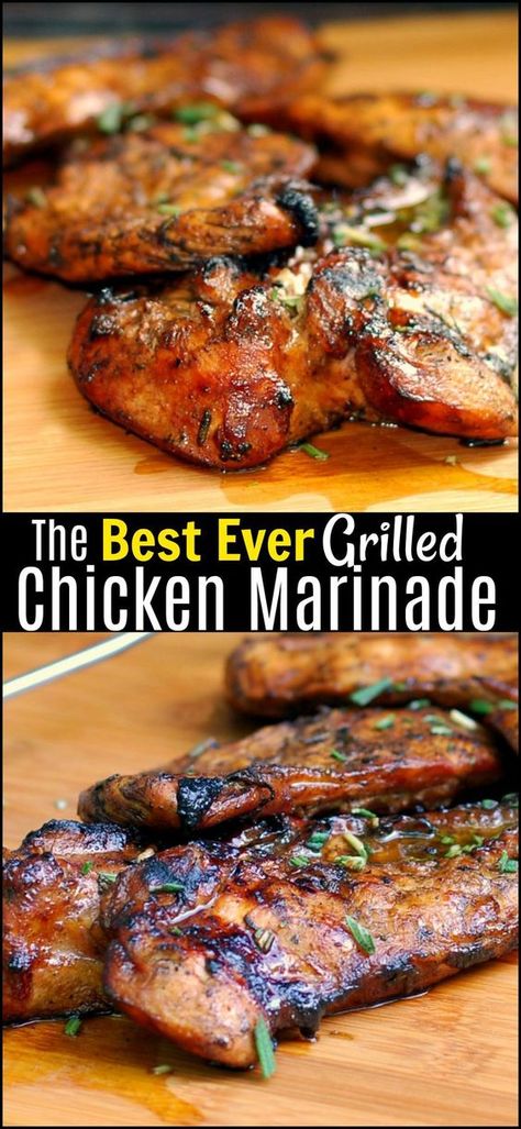 Grilled Chicken Recipes, Koreansk Mat, Chicken Marinade Recipes, Chicken Marinade, Summer Meal, Marinade Recipes, Läcker Mat, God Mat, Think Food