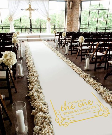 SinoArts Wedding Ceremony Decorations Aisle Runner,50ft X3ft, Polyester Paper Convenient for Outdoor and Indoor(Gold Print) Rug Runners, White Rugs, Aisle Runner Wedding, Aisle Runner, Wedding Aisle, White Rug, Wedding Supplies, Runner Rug, Rug Runner