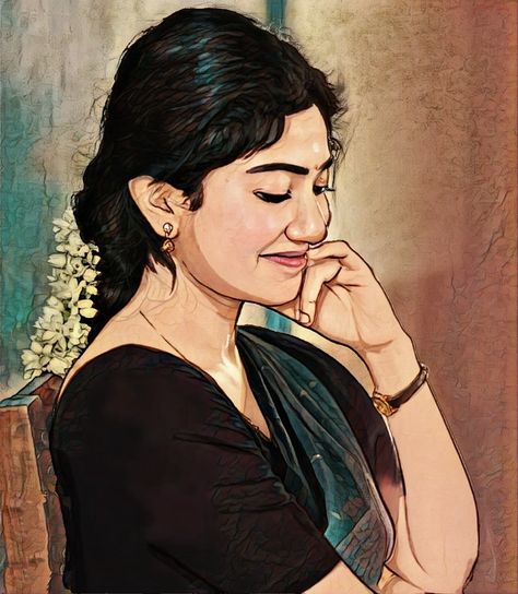 Sai pallavi images Reference Photos For Digital Art, Sai Pallavi Pencil Drawing, Saipallavi Drawing, Sai Pallavi Sketch, Sai Pallavi Drawing, Sai Pallavi 4k Hd Images, Beautiful Pencil Sketches, Sai Pallavi Hd Images, Actors Illustration