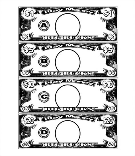 Duplicate Money Template Free Download Fake Money Printable, Play Money Template, Classroom Money, Printable Play Money, Money Template, Monopoly Money, Money Printables, Bill Template, Money Bill