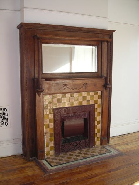 15 Fireplaces So Amazing They Could Inspire a Move to Brooklyn ... Craftsman Fireplace Ideas, Fireplace Mantels Wood, Farmhouse Fireplaces, Victorian Fireplace Mantels, Mission Architecture, Victorian Fireplace Tiles, Mantel Inspiration, Dollhouse Fireplace, Wooden Fireplace Surround