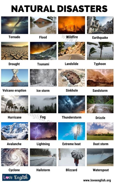 Nature Vocabulary English, Natural Disasters Lessons, Nature Vocabulary, Vocabulary Journal, Naga Dragon, Basic English Grammar Book, English Spoken, Investing For Beginners, Geography Lessons