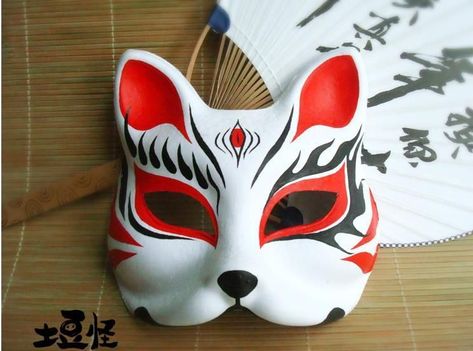 Masque Hannya, Robot Mask, Ball Costume, Mask Carnival, Opera Mask, Carnival Dress, Kitsune Mask, Kitsune Fox, Mask Painting