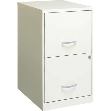 Lorell Lorell SOHO 18" 2-Drawer File Cabinet | Wayfair Drawer File Cabinet, Drawers Design, 2 Drawer File Cabinet, Office File Cabinets, Side Drawers, Office Files, Hanging File Folders, Traditional Office, Metal Filing Cabinet