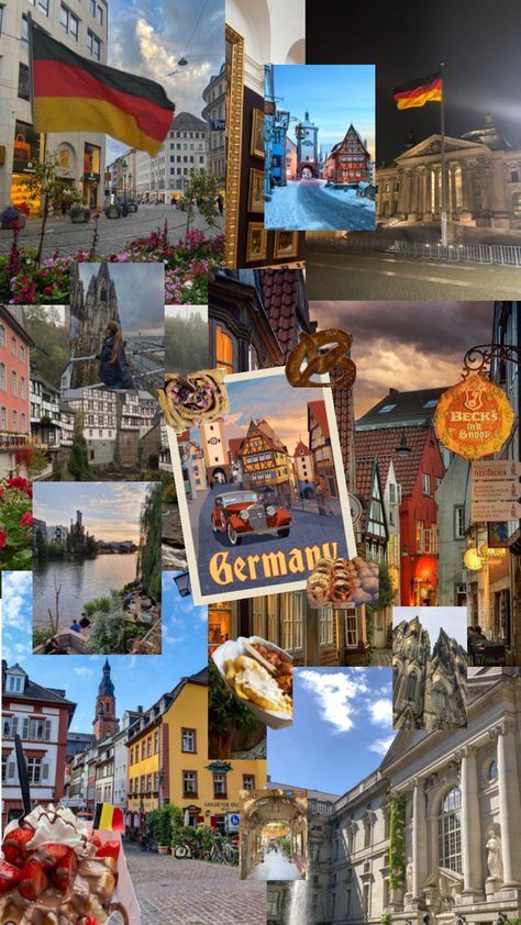 Pretzel Aesthetic, Germany Aesthetic, German Travel, Travel Collage, Hispanic Culture, Lions Gate, Move Abroad, Travel Wallpaper, Vision Board Inspiration