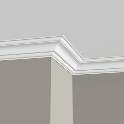 Different Styles of Crown Molding: Exploring Design Variety Crown Molding Alternatives, Types Of Crown Molding, Molding Styles, Modern Crown Molding, Cove Crown Molding, Crown Molding Styles, Molding Ceiling, Door Molding, Muted Color Palette