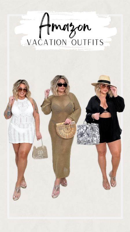 Resort Outfit Ideas Plus Size, Cabo San Lucas Outfits Plus Size, Punta Cana Outfits Plus Size, Tulum Outfits Ideas Plus Size, Bahamas Outfit Ideas Plus Size, Vacation Outfits Curvy, Vacay Outfits Plus Size, Miami Outfits Plus Size, Plus Size Vacation Outfits Beach