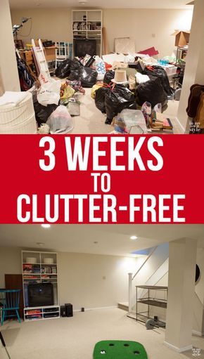 If I can tackle the clutter in my home, so can you by following the steps I took to get it done. | In My Own Style Cleaning A Basement, Organizing A Basement, How To Organize Basement, Organizing Basement, Basement Organization, Garage Flooring, How To Declutter, Organisation Hacks, Clutter Free Home