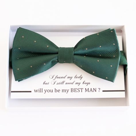 Excited to share the latest addition to my #etsy shop: Green bow tie Best man Groomsman Man of honor ring bearer request Christmas New year gift, Kids adult bow, Adjustable Pre tied High quality #green #wedding #toddlerbowtie #bestmangift #bestmanbowtie #manofhonor Emerald Green Bow Tie, Man Of Honor, Gold Bow Tie, Toddler Bow Ties, Man Of Honour, Polka Dot Bow Tie, Groomsmen Bowtie, Green Bow Tie, Handmade Birthday Gifts