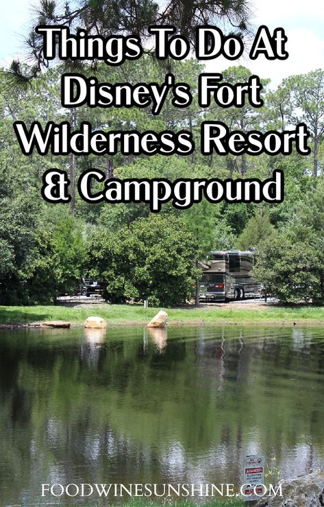 Best Things To Do at Disney's Fort Wilderness Resort and Campground | You don't have to stay at Disney's Fort Wilderness Resort and Campground to enjoy some of the best things to do at Disney's Fort Wilderness Resort and Campground. Check out all the things to do at Fort Wilderness, and then maybe you will decide to stay there too! #disney #camping #waltdisney #waltdisneyworld #florida #lovefl Disney Camping Fort Wilderness, Fort Wilderness Campground, Best Disney World Resorts, Disney Fort Wilderness Resort, Fort Wilderness Disney, Disney Camping, Wilderness Resort, Fort Wilderness, Disney World Hotels