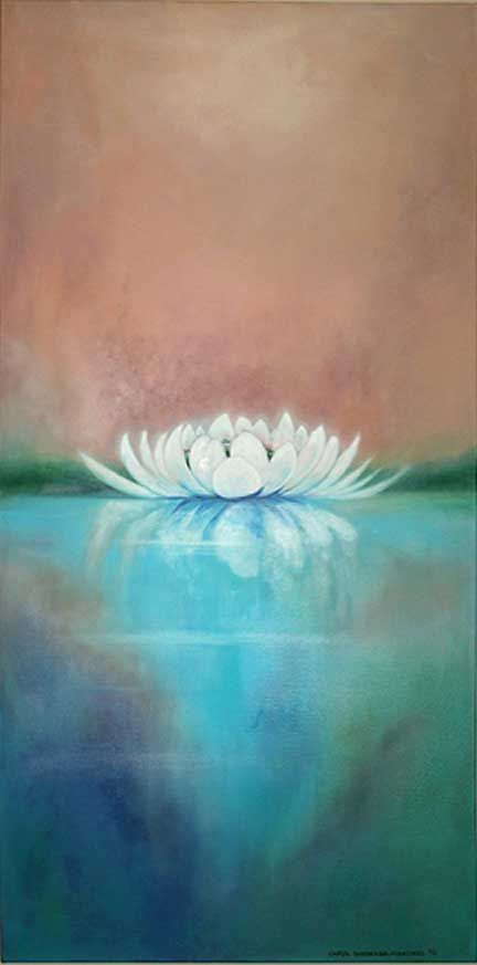 White Lotus Painting, Lotus Artwork, Meditation Artwork, Lotus Meditation, Peace Painting, Kunst Inspo, Lotus Painting, Lotus Art, Meditation Art