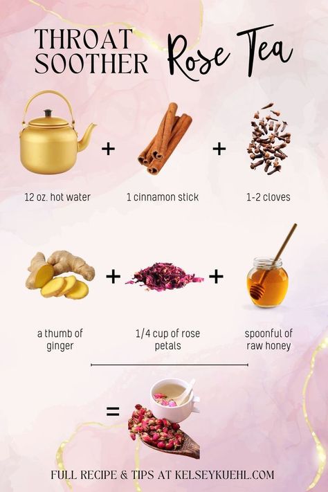 Tea That Helps Sore Throat, Tea To Help With Cold, Tea For A Sore Throat, Throat Tea Remedies, Best Drink For Sore Throat, Teas That Help With Sore Throat, Throat Soothing Tea, Best Teas For Colds, Sore Throat Drinks Recipes