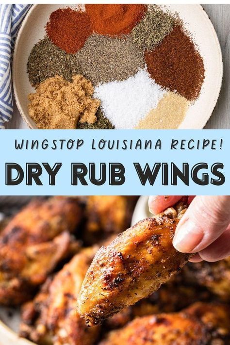 Louisiana Rub, Dry Rub Wings, Chicken Wing Seasoning, Chicken Wing Marinade, Dry Rub Chicken Wings, Smoked Chicken Wings, Grilled Wings, Dry Rub Recipes, Grilled Chicken Wings