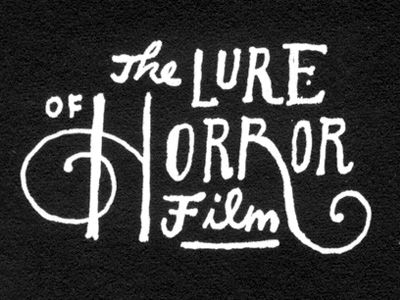 The Lure of Horror by Jon Contino via dribbble Spooky Letters, Jon Contino, Horror Genre, Unique Lettering, Horror Font, Best Fonts, Catty Noir, Type Inspiration, The Lure