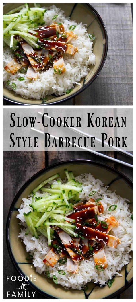 Korean Pulled Pork, Pork Loin Recipes Slow Cooker, Bbq Pork Crockpot, Pork Loin Crock Pot Recipes, Bbq Pork Loin, Pork Roast Crock Pot Recipes, Asian Pork Tenderloin, Slow Cooker Pork Loin, Crockpot Pork Loin