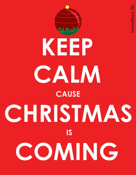 Keep calm cause christmas is coming Christmas Is Coming Quotes, Calm Christmas, Best Christmas Quotes, Keep Calm Signs, Christmas Thoughts, Quotes Christmas, Favorite Christmas Songs, Bible Journaling Ideas Drawings, Happy Birthday Jesus