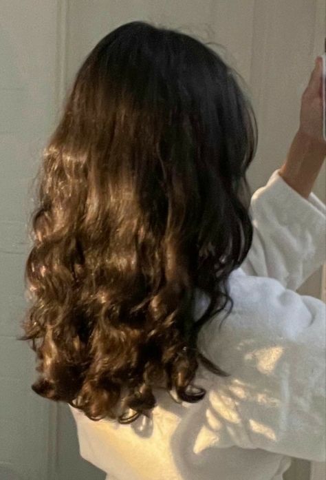 Haircuts For Wavy Hair, Good Hair Day, Dream Hair, Long Curly Hair, Curly Hairstyles, Long Curly, Aesthetic Hair, Hairstyles Haircuts, Hairstyle Ideas