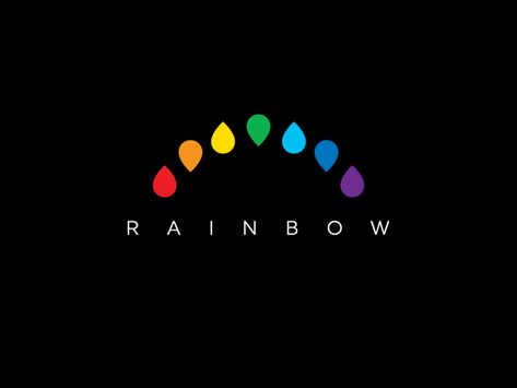 Rainbow Logo Ideas, Pride Logo Design, Lgbtq Logo, Rainbow Logo Design, Rainbow Branding, Rainbow Website, Logo Sketch Design, Children Hospital Design, Pride Logo