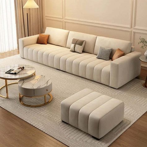 🛋️Transform your living room into a luxurious haven with our Modern Luxury Bed Sofa! 😍 With its versatile L shape and comfortable puffs, it's perfect for lazy lounging and hosting guests. 🙌🏼 Elevate your space with our Nordic-inspired sectional that can be easily inflated for extra comfort. 💆🏼‍♀️ #ModernLuxury #LivingRoomGoals #LazyCorner #NordicFurniture #SofaGoals #SectionalSofa #LuxuryLiving #Home बेडरूम डिजाइन, Sectional Sofa Beige, Sofa Couch Design, Modern Modular Sofas, Luxury Sofa Living Room, Latest Sofa Designs, Luxury Furniture Sofa, Luxury Sofa Design, Corner Sofa Design