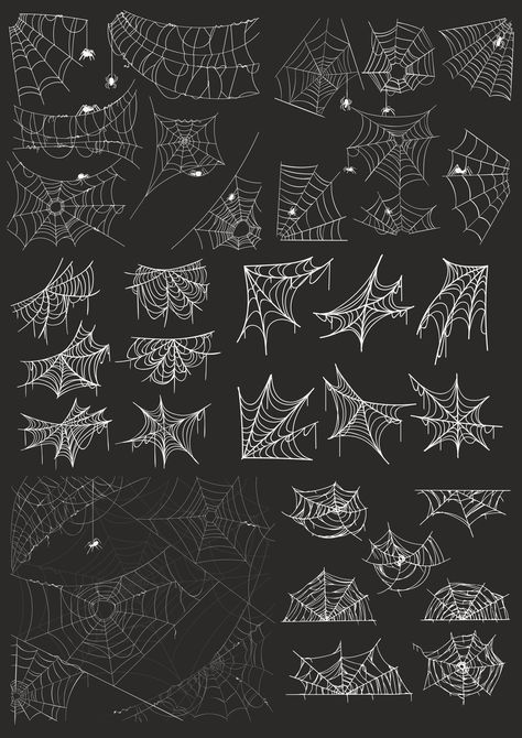 Spider Web Drawing, Spider Drawing, Arte Punk, Spider Webs, Black Ink Tattoos, Tattoo Design Drawings, Sketchbook Art Inspiration, Art Inspiration Drawing, Funky Art