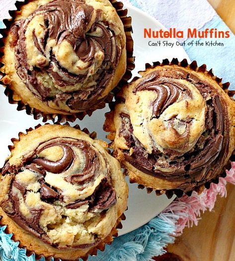 Muffin Nutella, Muffin Allo Yogurt, Recipes Muffins, Nutella Muffin, Nutella Bread, Nutella Muffins, Nutella Cupcakes, Nutella Desserts, Lijiang