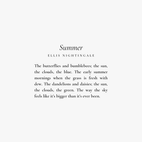 Thesaurus Words, Summer Poems, Free Verse Poems, Seasons Poem, Nature Poem, Poetry For Kids, Most Beautiful Words, Poetry Inspiration, Summer Quotes