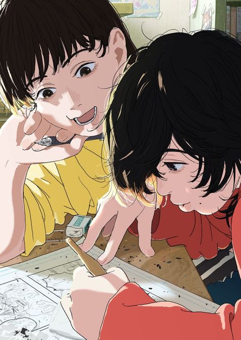 ⚡️Director of the anime "Look Around" (from the author of the Chainsaw Man) Kiyotaka Oshiyama said that he had been working on the film until yesterday, just a day before the premiere, which will take place today. He has been sleeping in the studio office for the last 2.5 months, and yesterday he was finally able to sleep at home. The premiere is officially scheduled for June 28, 2024. Tatsuki Fujimoto, Mermaid Drawings, Good Anime To Watch, Manga List, Tv Girls, Digital Art Illustration, Art Poses, New Poster, Japanese Artists