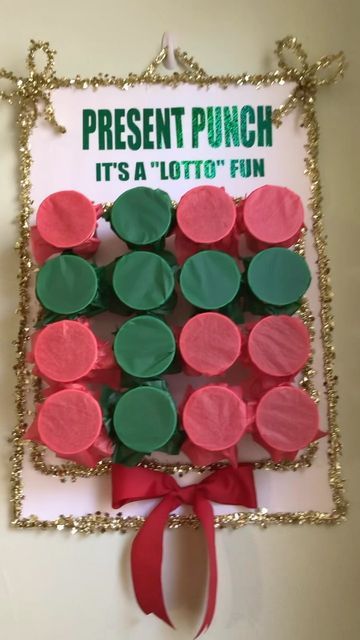 Punch Game, Fun Family Christmas Games, Christmas Games For Family, Diy Presents, Lottery Tickets, Punch Out, Grinch Christmas, Fun Family, Christmas Games