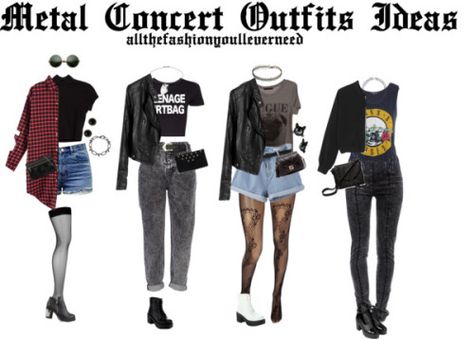 Rock Concert Fashion, Metal Concert Outfit, Country Music Outfits, Grunge Concert, Summer Country Concert Outfit, Concert Outfit Rock, Metal Concert, Outfit Grunge, Concert Outfit Summer