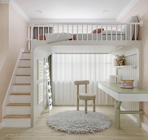 Loft Bed Studio, Loft Bed Dorm Room, Room Ideas Loft, Loft Bed Dorm, Loft Beds For Kids, Loft Beds For Small Rooms, Beds For Small Rooms, Loft Style Bedroom, Loft Bed Plans