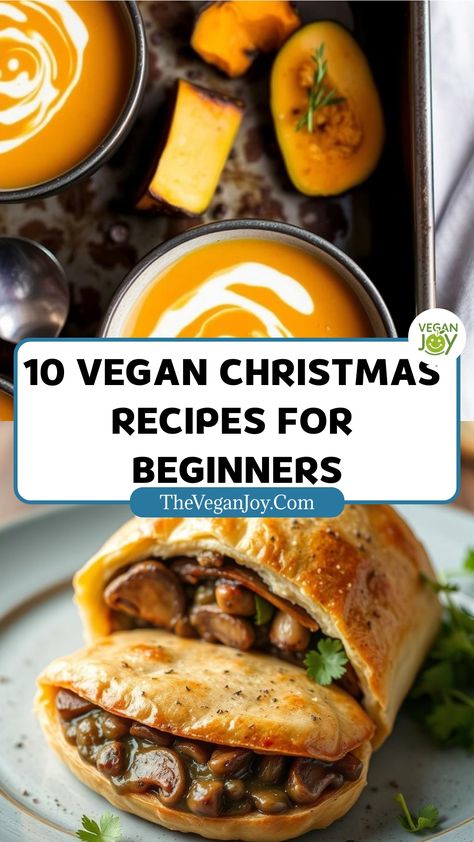 Vegan winter wonderland: 10 plant-based recipes for a magical Christmas Wfpb Holiday Recipes, Vegan Christmas Dinner Starters, Vegan Winter Meals Healthy, Vegan Holiday Main Dish, Christmas Dinner Vegan Recipes, Vegan Winter Solstice Recipes, Easy Vegan Winter Recipes, Vegan Holiday Dishes, Vegan Sides Christmas