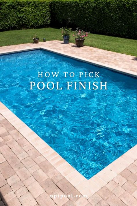 How to Pick the Perfect Swimming Pool Finish | NPT Resources Pool Area Decorating Ideas, Swimming Pools Backyard Inground, Swimming Pool Renovation, Pool Makeover, Pool Resurfacing, Pool Plaster, Amazing Swimming Pools, Plaster Finish, Florida Pool