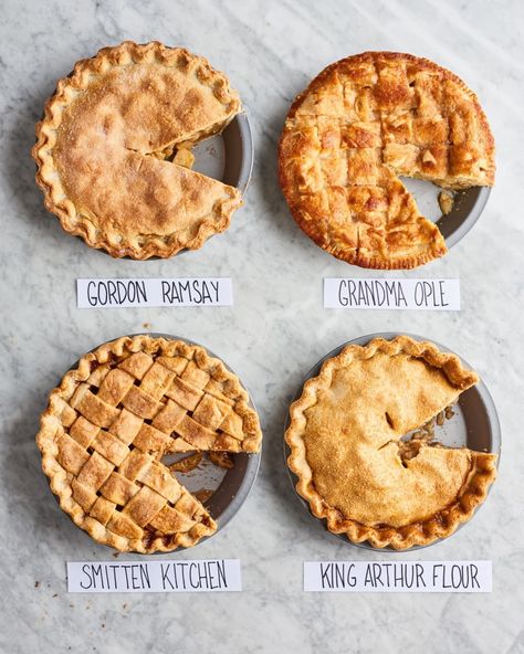 We tested four popular apple pie recipes from Gordon Ramsay, Grandma Ople, Smitten Kitchen, and King Arthur Flour to find the best one. Here's how it went! Grandma Ople, Best Apple Pie Recipe, The Best Apple Pie, Perfect Apple Pie, Bake Mac And Cheese, Best Apple Pie, Classic Apple Pie, Best Pumpkin Pie, Best Thanksgiving Recipes