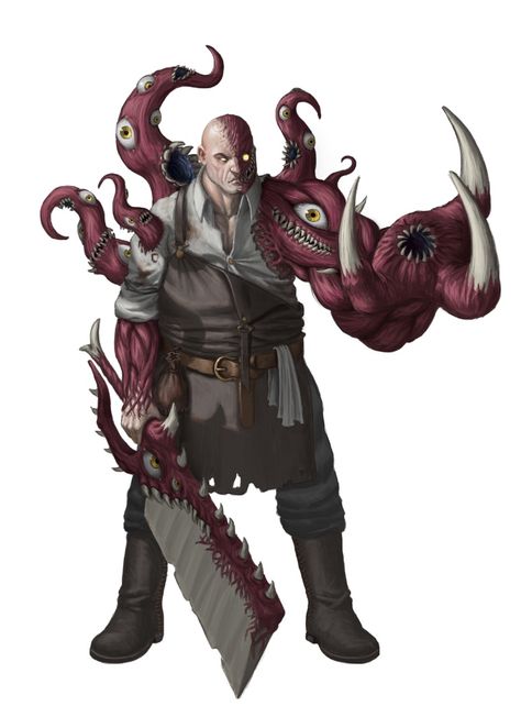 Alien Parasite, Dark Creatures, Dungeons And Dragons Classes, Eldritch Horror, Cool Monsters, Monster Concept Art, Dungeons And Dragons Characters, Fantasy Monster, Wow Art