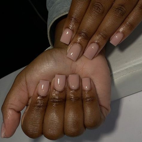 Overlay Nails, Engagement Nails, Acrylic Nails Nude, Brown Acrylic Nails, Natural Acrylic Nails, Acrylic Overlay, Simple Acrylic, Nude Nail Designs, Work Nails