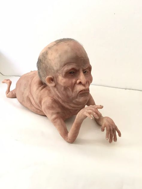 “Macellarius”: Weird Old Man Baby Hibread Art Sculpture. – Mojo's Collections Funny Pix, Goofy Pictures, Funny Short Clips, Artistic Style, Very Funny Pictures, It Goes On, Silly Pictures, Quick Jokes, Really Funny Pictures