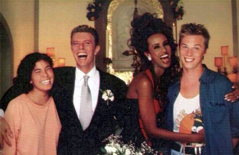 Duncan's girlfriend,David, Iman and Duncan Jones David Bowie And Duncan Jones, Iman 90s, Iman Bowie, Angela Bowie, Iman And David Bowie, Duncan Jones, David Bowie Born, David Bowie Starman, Bowie Starman