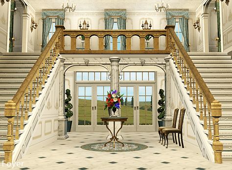 Bridgerton House Bloxburg, Sims 3 Mansion, Chateau House Plans, Castle Layout, Lotes The Sims 4, Castle House Design, Royal Room, Online Works, Sims 4 House Building