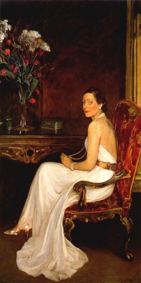 Sir John Lavery (1856-1941)   Viscountess Wimborne John Lavery, Carl Spitzweg, Irish Painters, Giovanni Boldini, Figurative Kunst, Edouard Manet, Bernard Shaw, Camille Pissarro, Irish Art