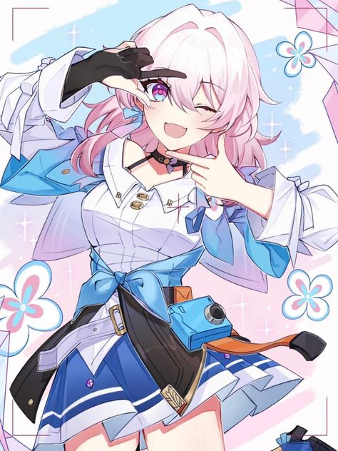 Cr:@Soni8281 / March 7th #march 7th #honkai star rail Anime Websites, Honkai Starrail, March 7th, Star Trails, Honkai Impact, Honkai Star Rail, March 7, Star Rail, An Anime