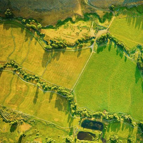 Fields From Above, Aerial Farmland, Landscape From Above, Environmental Art Projects, Aerial Views Landscape, Earth From Above, Aerial Photography Drone, Aerial Images, Farm Photo