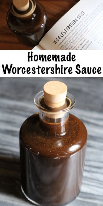 Homemade Worcestershire Sauce, Worcestershire Sauce Recipes, Recipe Sauce, Homemade Pantry, Homemade Condiments, Condiment Recipes, Marinade Sauce, Homemade Spices, Homemade Seasonings