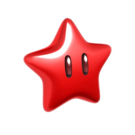 Mario Star, Y2k Phone, Red Y2k, 3d Star, Red Icons:), Iphone App Design, Sonic And Shadow, Widget Icon, Black Love Art