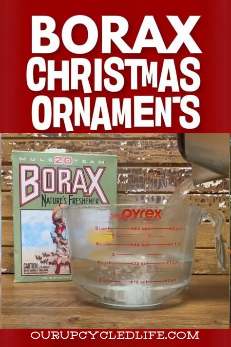 Elevate your holiday decor with DIY Christmas Decorations using Borax! 🌟 Discover simple and festive crafts that bring a touch of sparkle to your festivities. From crystal ornaments to charming snowflakes, these projects are easy and enchanting. Get ready for a crafty Christmas! 🎁❄️ #ChristmasCrafts #DIYDecor #BoraxCrafts #HolidayCrafting How To Make A Jewelry Christmas Tree, Diy Crystal Ornaments Christmas, Borax Icicle Ornaments, Hydro Dipping Christmas Ornaments, Borax Ornaments Christmas, Christmas Crystal Decorations, Crayon Christmas Ornaments, Borax Crystals Diy Christmas, How To Make Borax Crystals